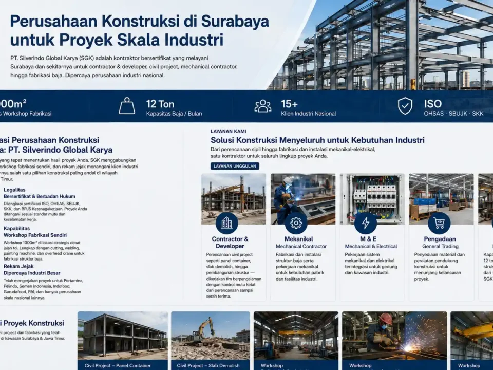 perusahaan konstruksi di surabaya